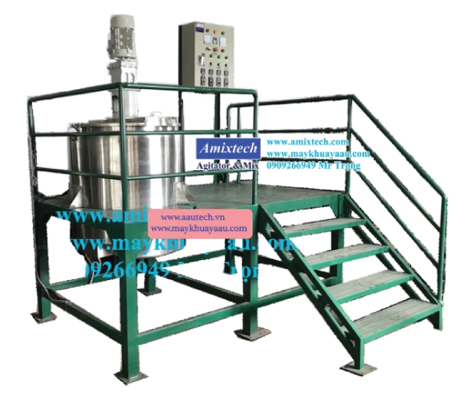Bồn trộn keo gia nhiệt 