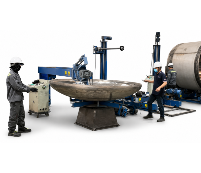 Gia công bồn inox công nghiệp, bồn chứa công nghiệp theo yêu cầu