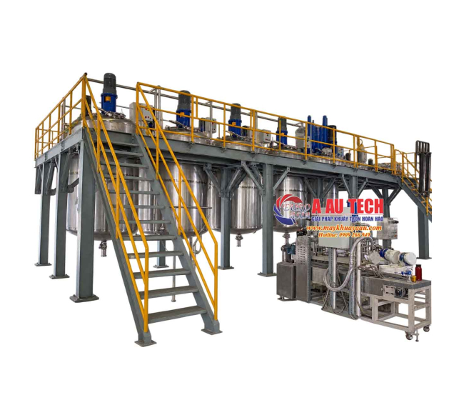 Hệ thống sàn thao tác sản xuất sơn nước Amix-S09