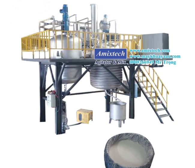 Lắp đặt tank chứa, tank phản ứng