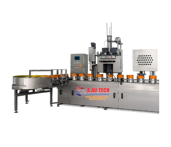 máy chiết rót lon tự động