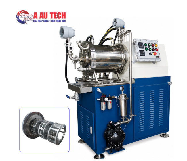 Máy nghiền bi nằm ngang cánh turbo