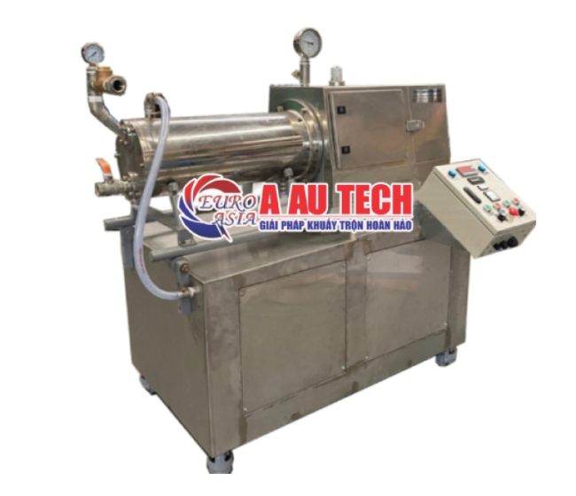 Máy Nghiền Bi Nằm Ngang Khung Inox