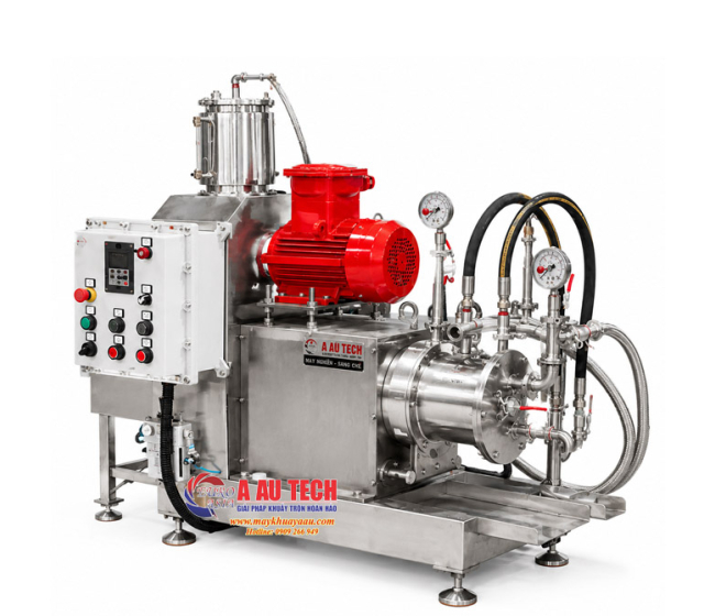 Máy nghiền bi nằm ngang thí nghiệm