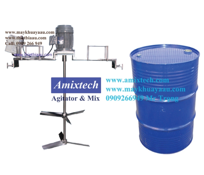 Máy khuấy gá ngang phuy AD-05