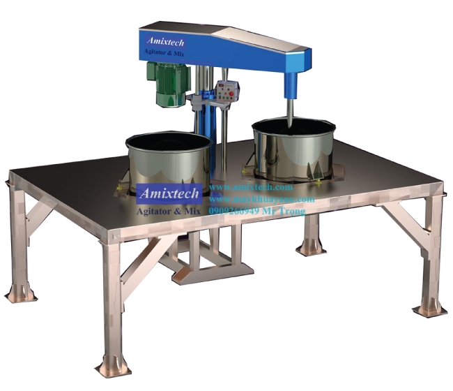 Máy khuấy thủy lực sàn thao tác AU-D03