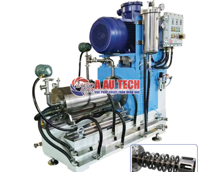 Máy Nghiền Bi Nằm Ngang Cánh Đĩa