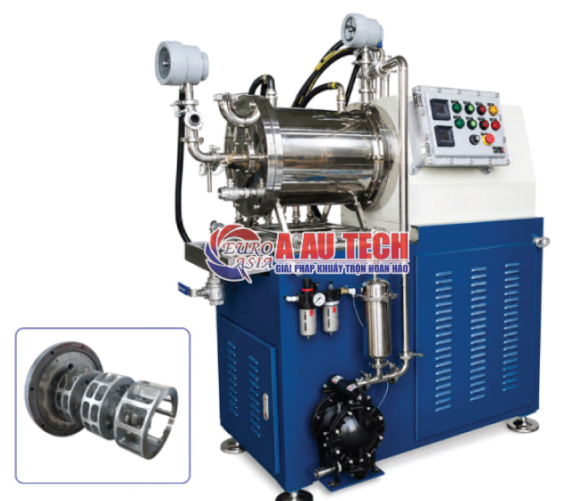 Máy Nghiền Bi Nằm Ngang Cánh Turbo