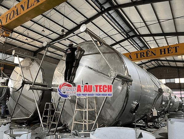 bồn chứa inox công nghiệp