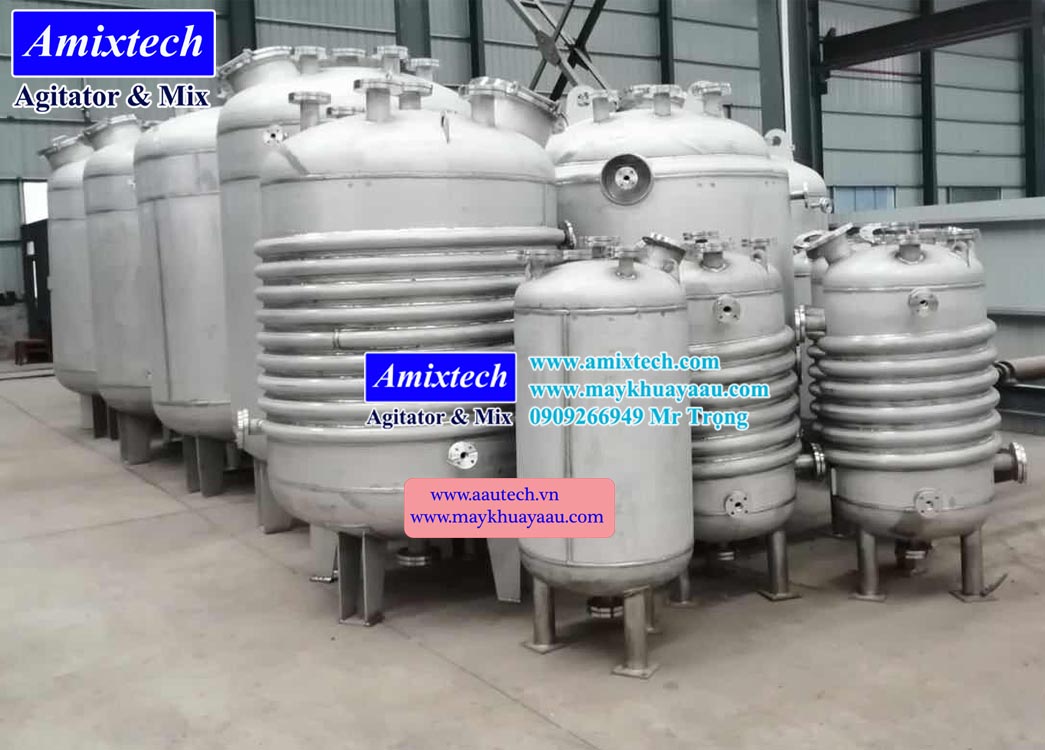 Bồn gia nhiệt bằng cuộn coil hàn xoắn