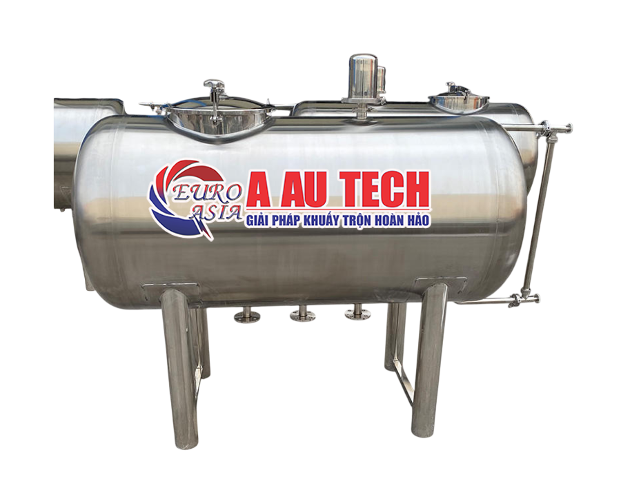 bồn chứa inox nằm ngang