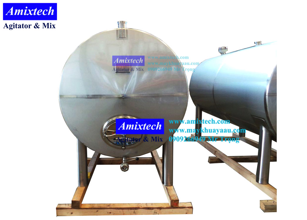 Bồn chứa thực phẩm nằm ngang 