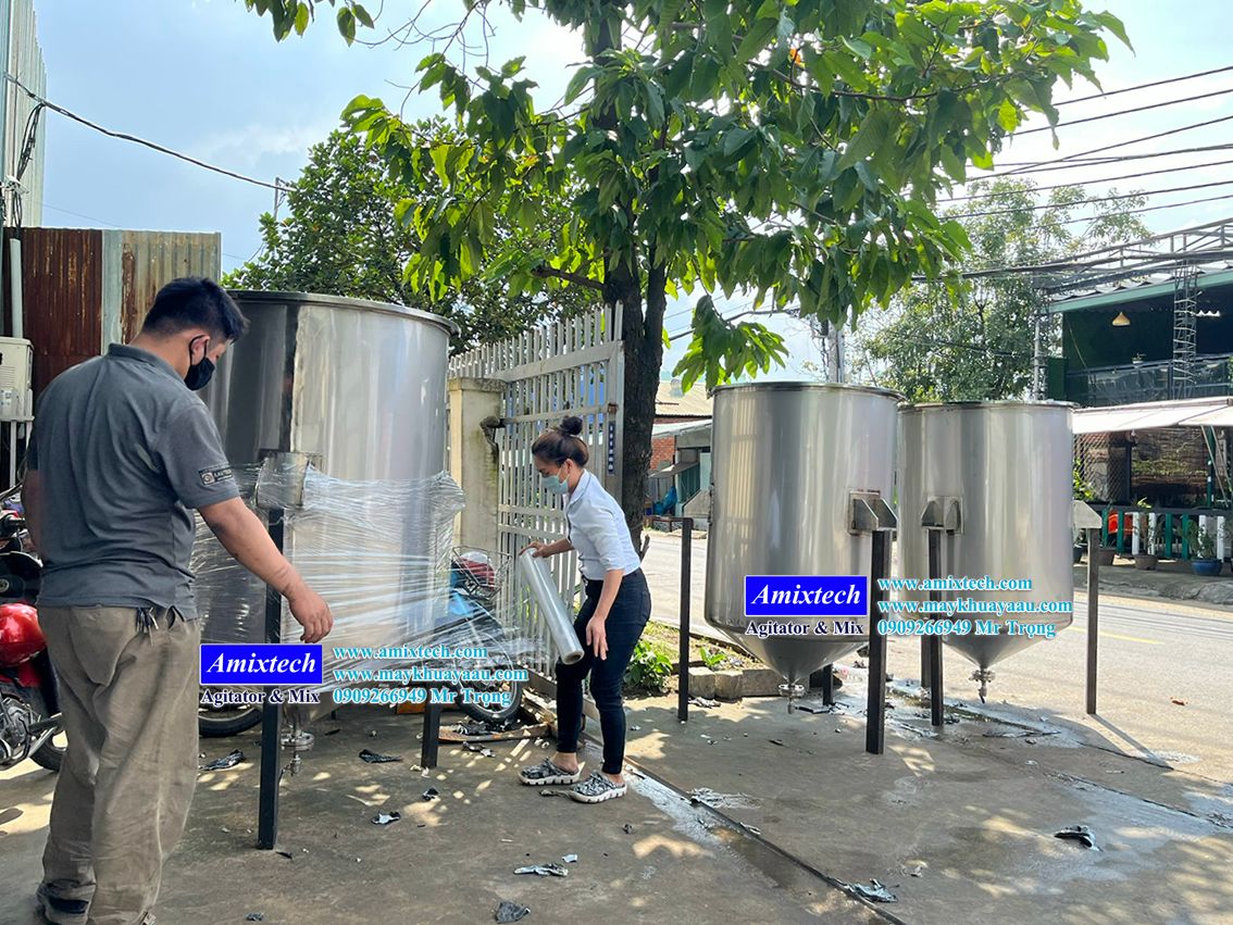 bồn chứa hóa chất 1000 lít á âu
