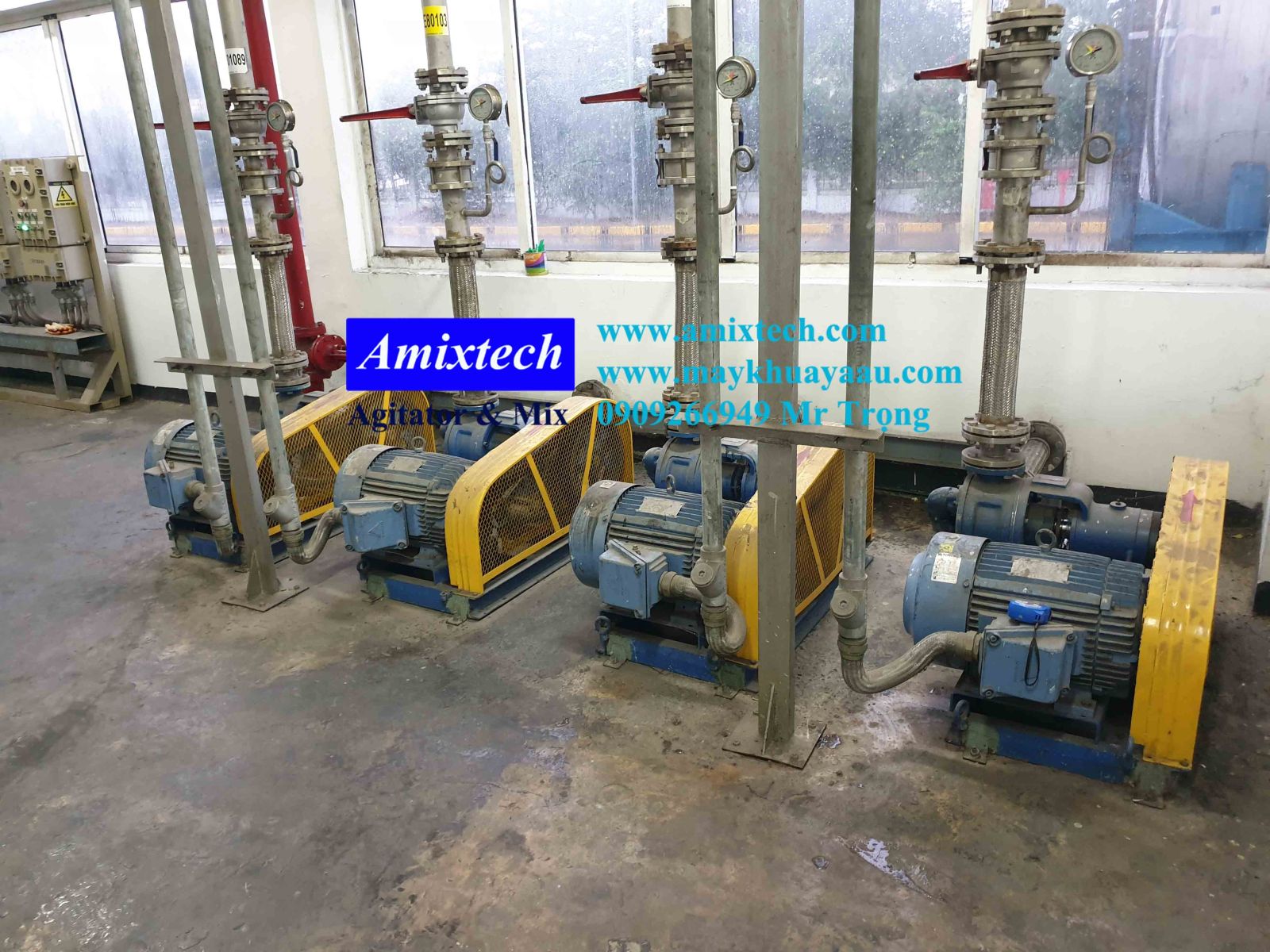 Bơm thiết kế chuyên dụng cho từng loại nguyên vật liệu