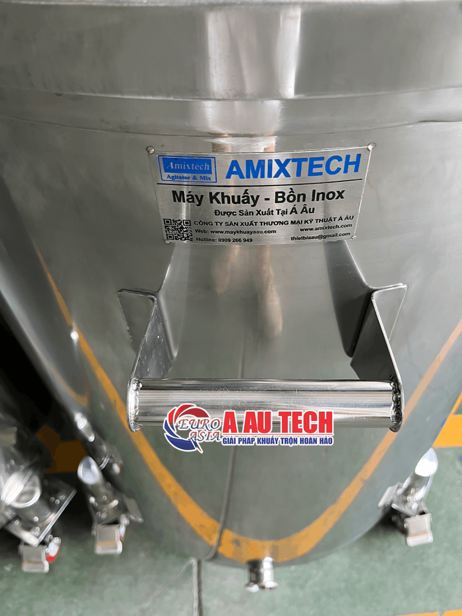 tay cầm bồn inox 200 lít