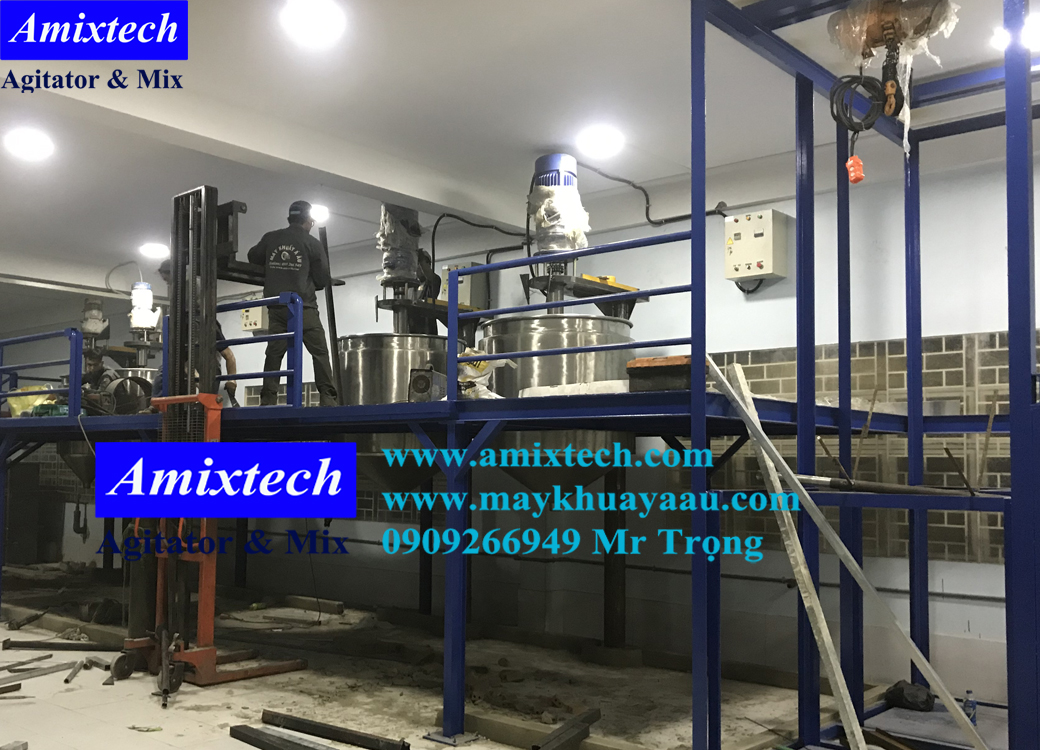 bồn khuấy sơn công nghiệp