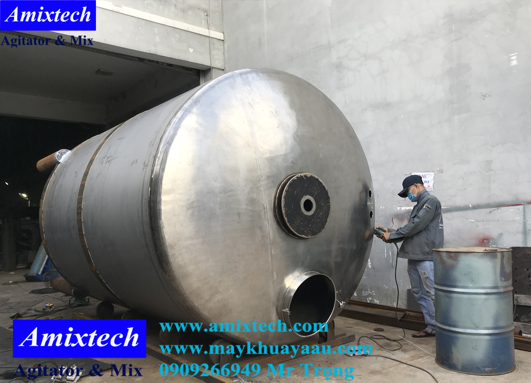 bồn khuấy hóa chất 10 khối