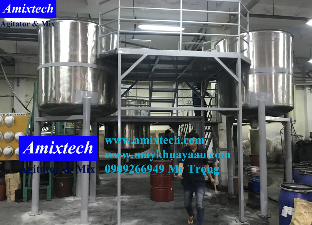 bồn khuấy thuốc nhuộm