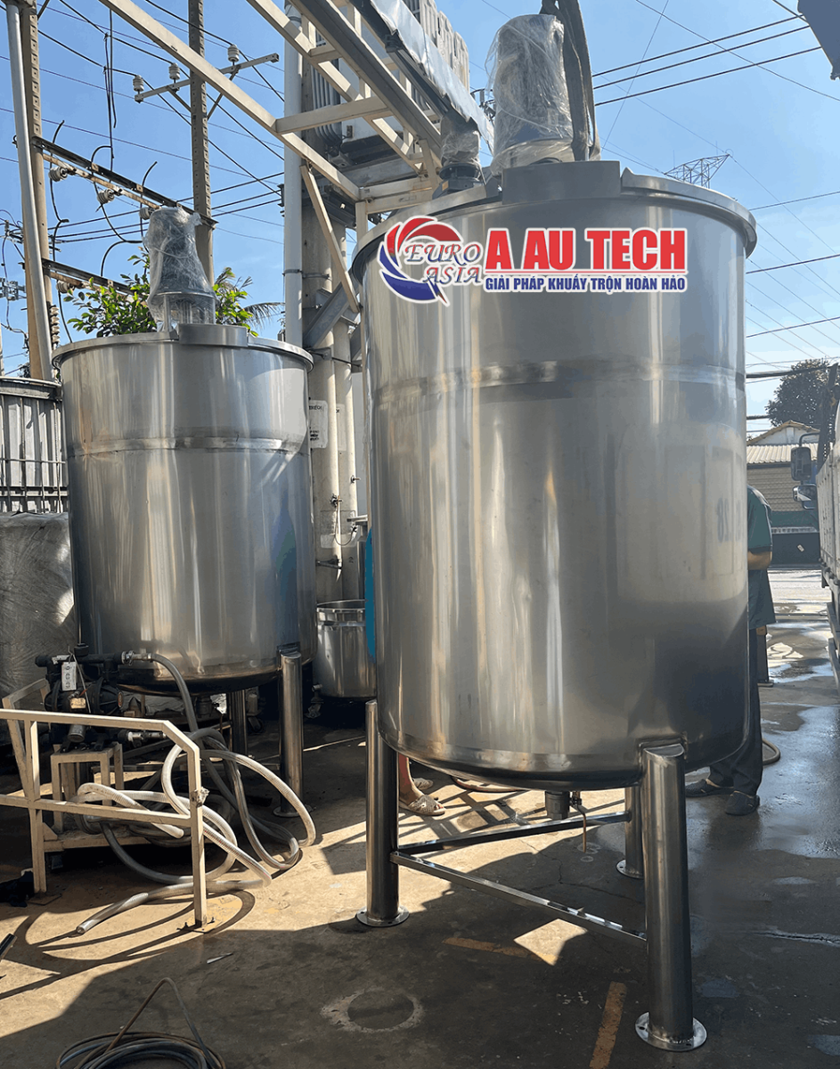bồn khuấy hóa chất 1000 lít