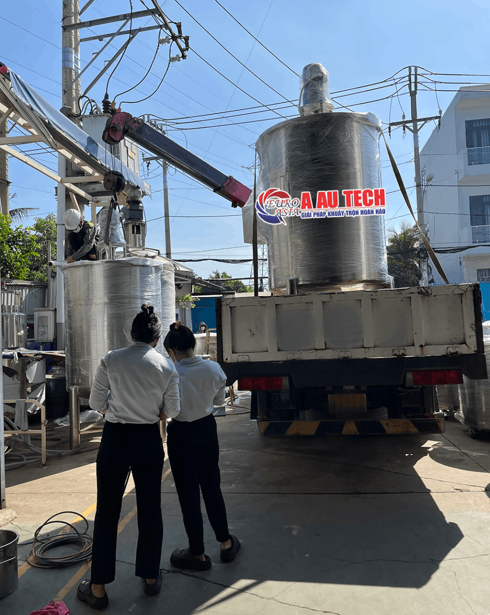 bồn khuấy 1000 lít inox 304