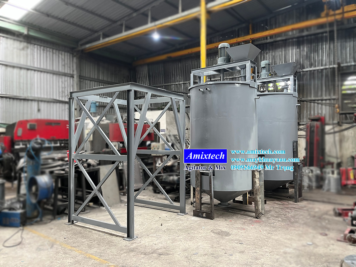 bồn khuấy gia nhiệt dầu nhớt