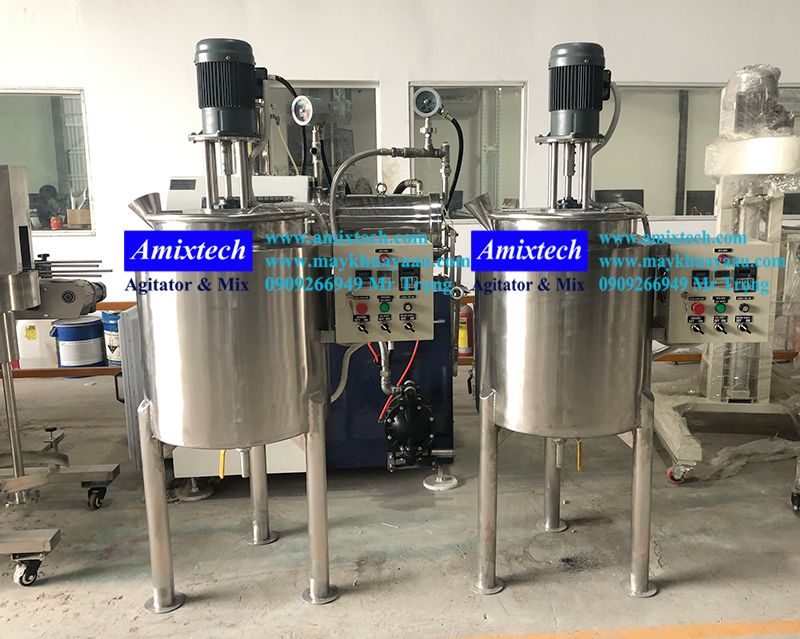 bồn khuấy gia nhiệt mỹ phẩm 100L