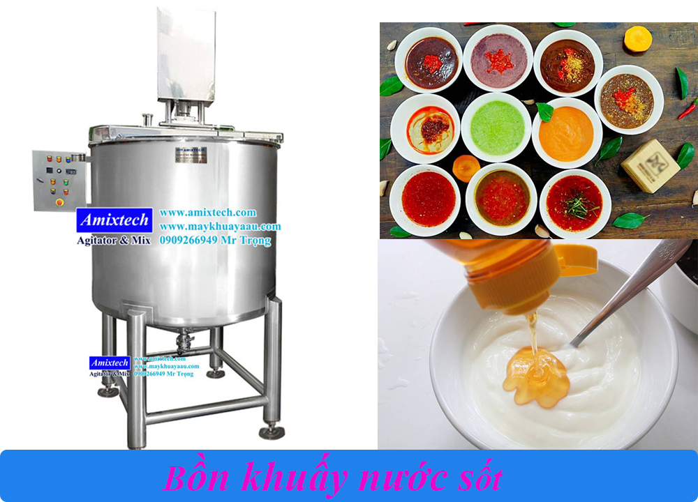 bồn khuấy nước sốt