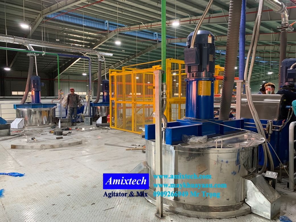 bồn khuấy hóa chất á âu