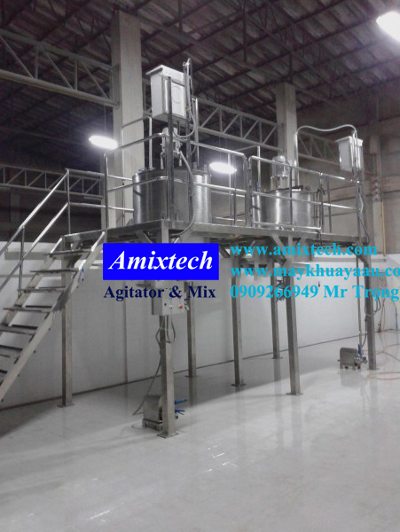 bồn khuấy thuốc bảo vệ thực vật