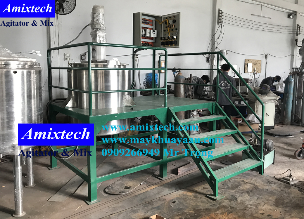 bồn khuấy gia nhiệt hóa chất