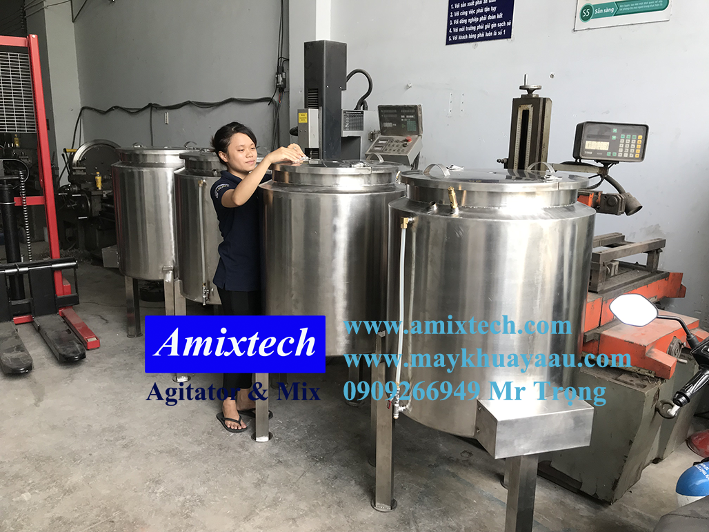 bồn khuấy gia nhiệt thực phẩm