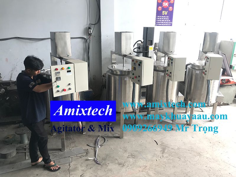 bồn khuấy gia nhiệt 100-200 lít
