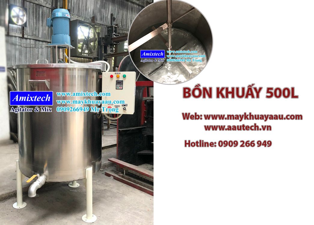 bồn khuấy 500 lít
