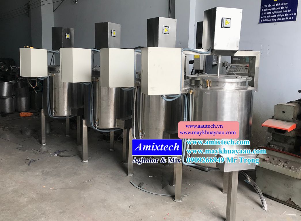 bồn khuấy gia nhiệt 200 lít