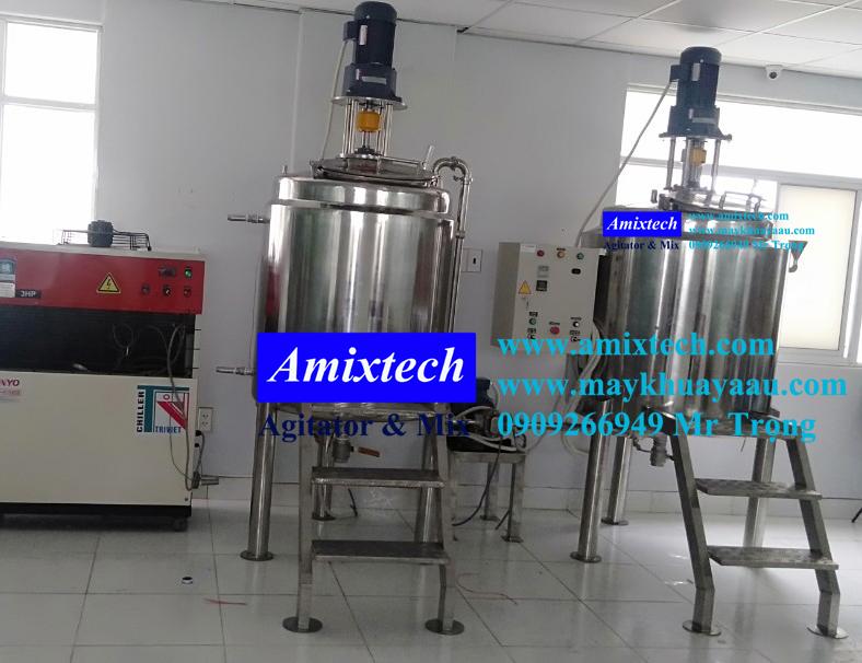 bồn khuấy gia nhiệt thực phẩm 200 lít