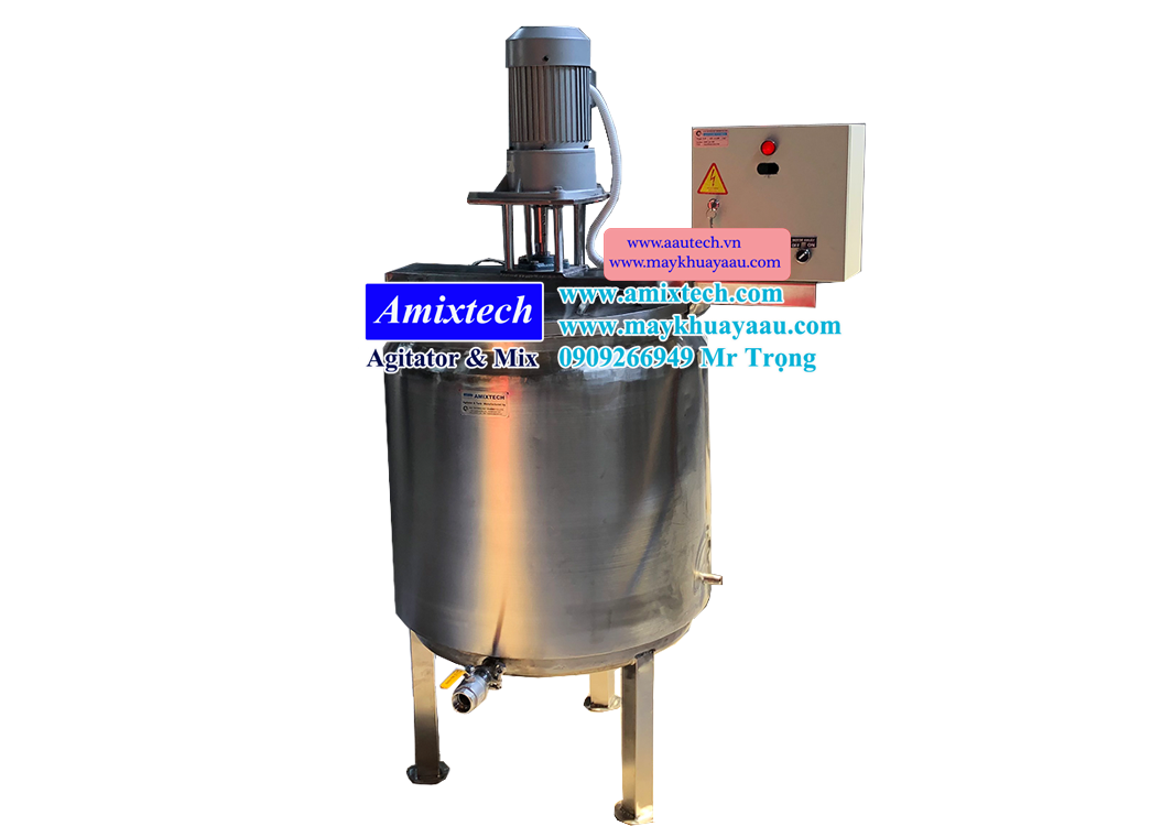 bồn khuấy giải nhiệt thực phẩm 2 lớp