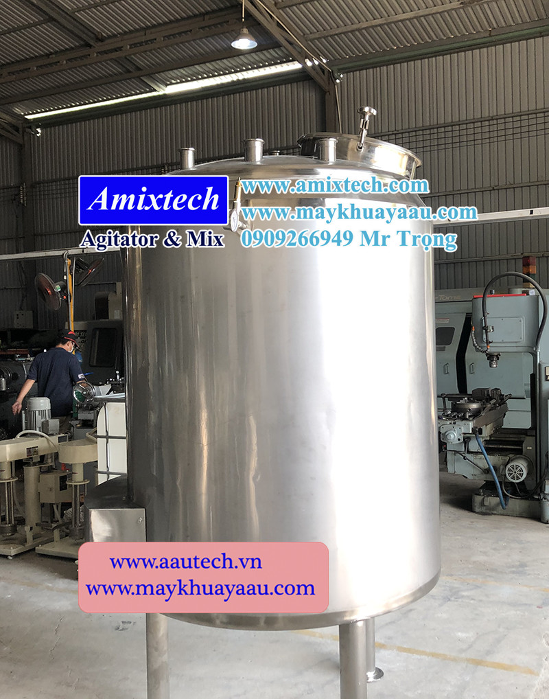 bồn khuấy gia nhiệt thực phẩm 300 lít