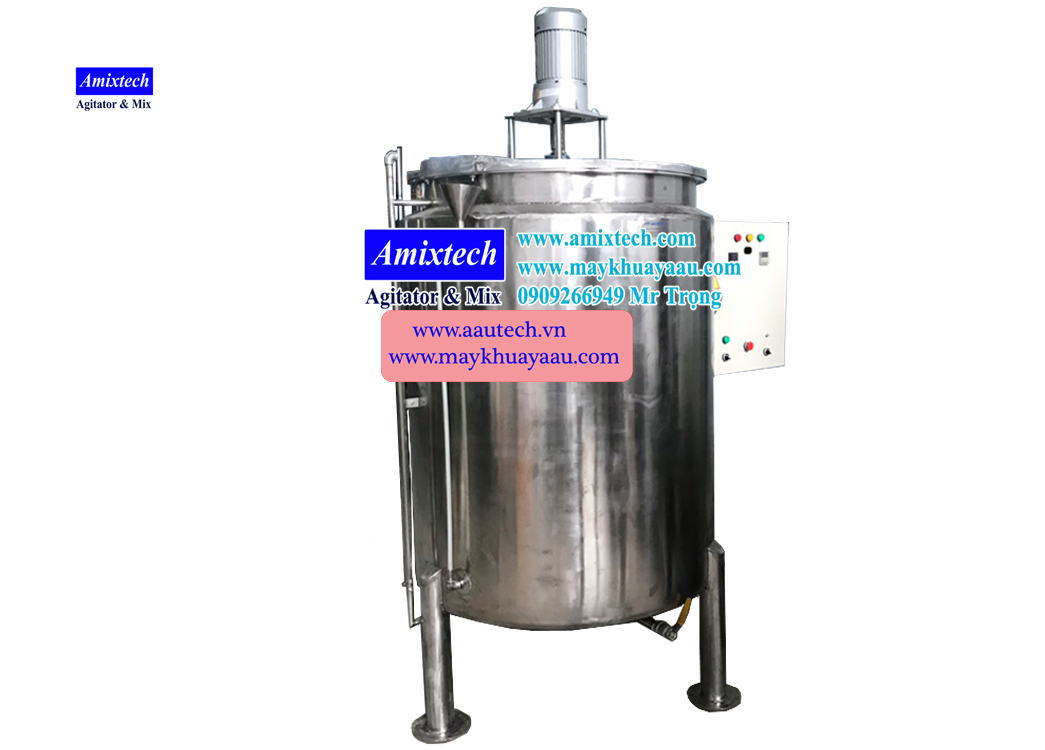 bồn nấu tương ớt có cánh khuấy