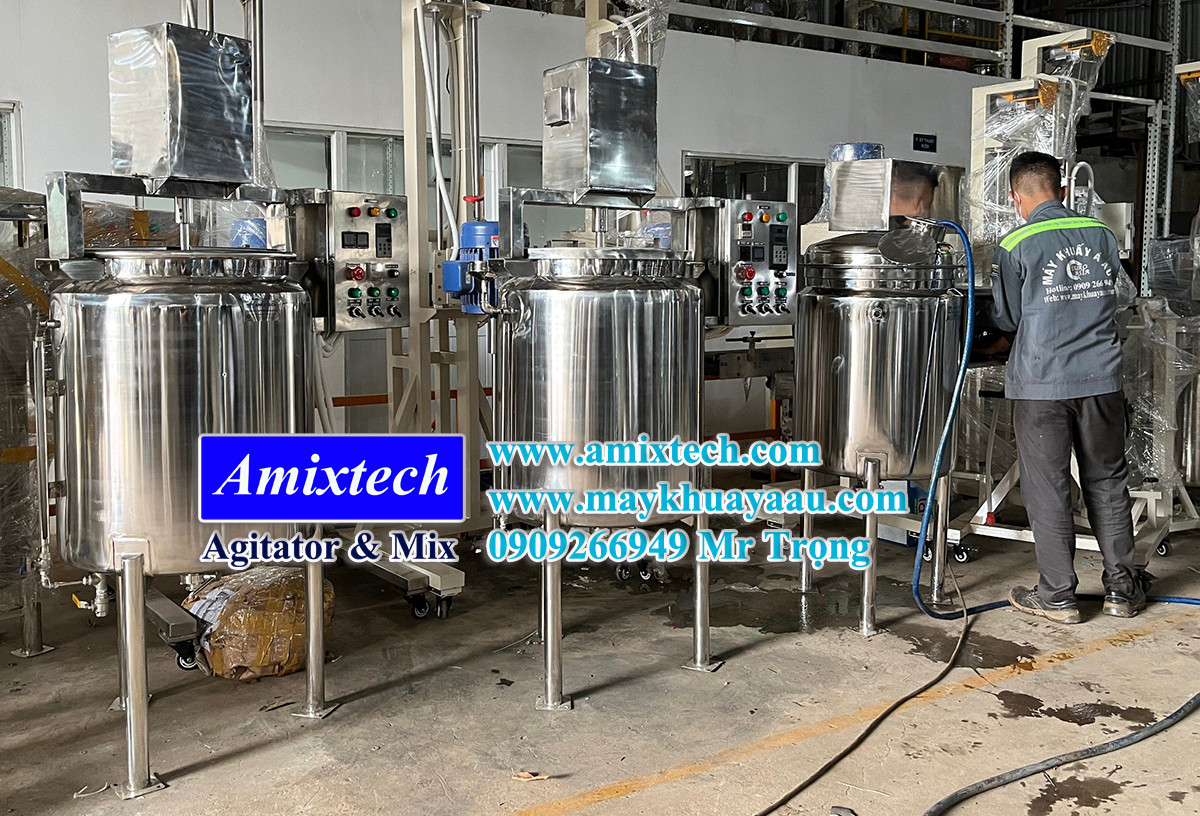 nồi nấu dầu gội thảo dược có cánh khuấy