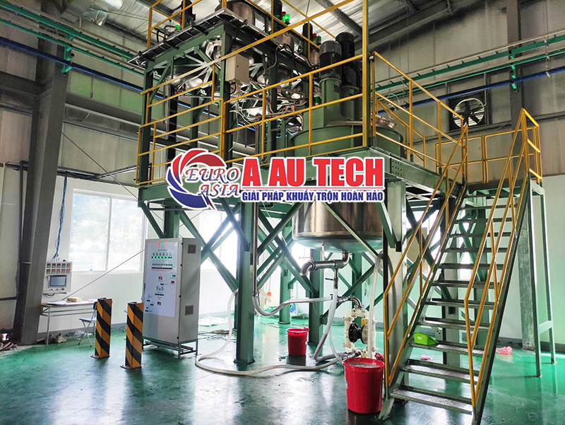 hệ thống bồn khuấy sơn