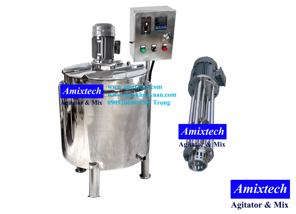 bồn nhũ hóa mỹ phẩm 100 lít