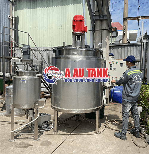 bồn nhũ hóa gia nhiệt mỹ phẩm 500 lít