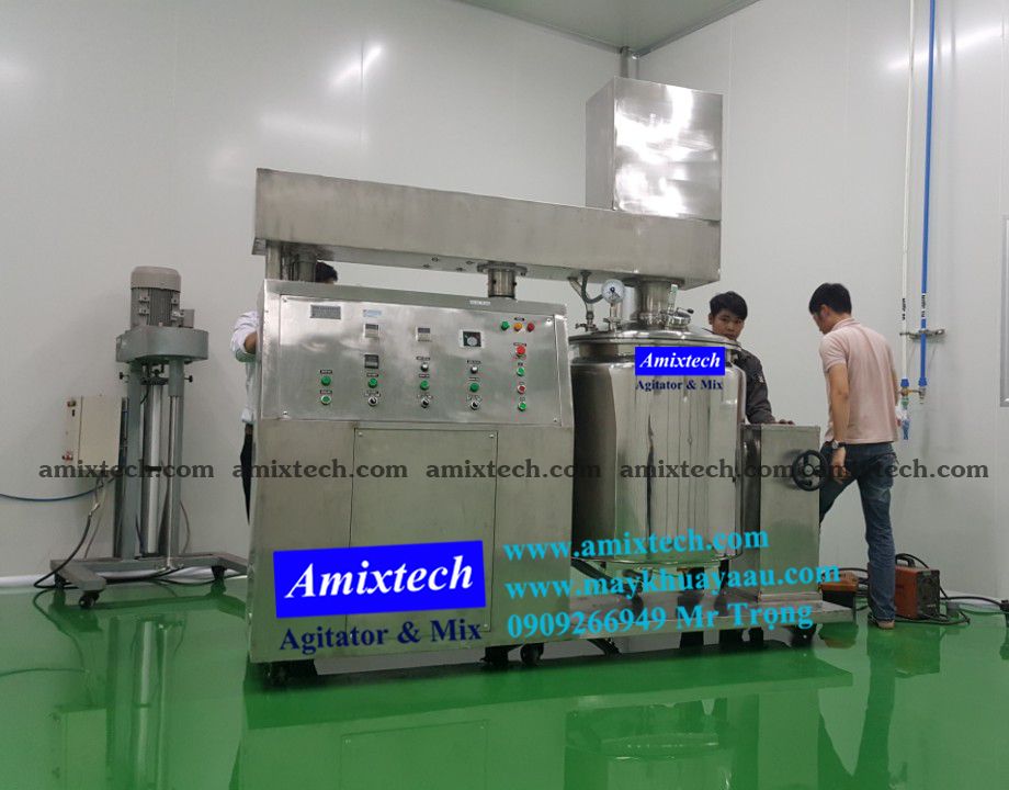 bồn nhũ hóa mỹ phẩm hút chân không
