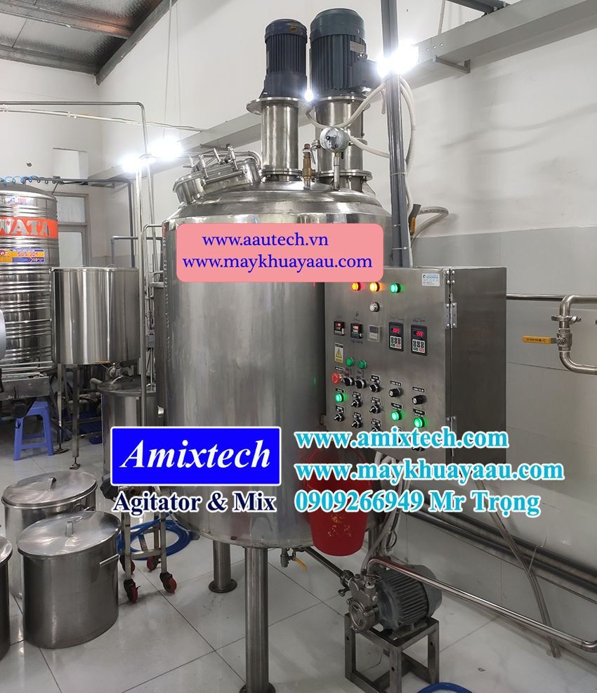 bồn nhũ hóa gia nhiệt thực phẩm