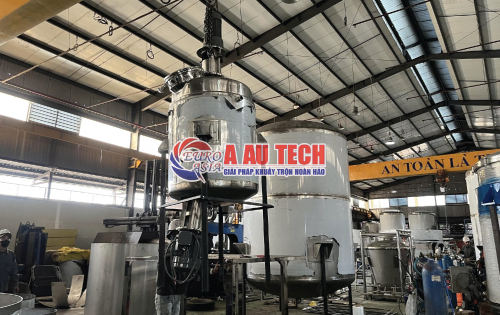 bồn trộn nhũ hóa giải nhiệt 500 lít