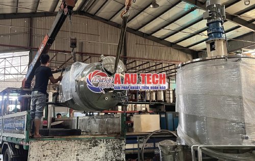 bồn trộn nhũ hóa giải nhiệt 500 lít