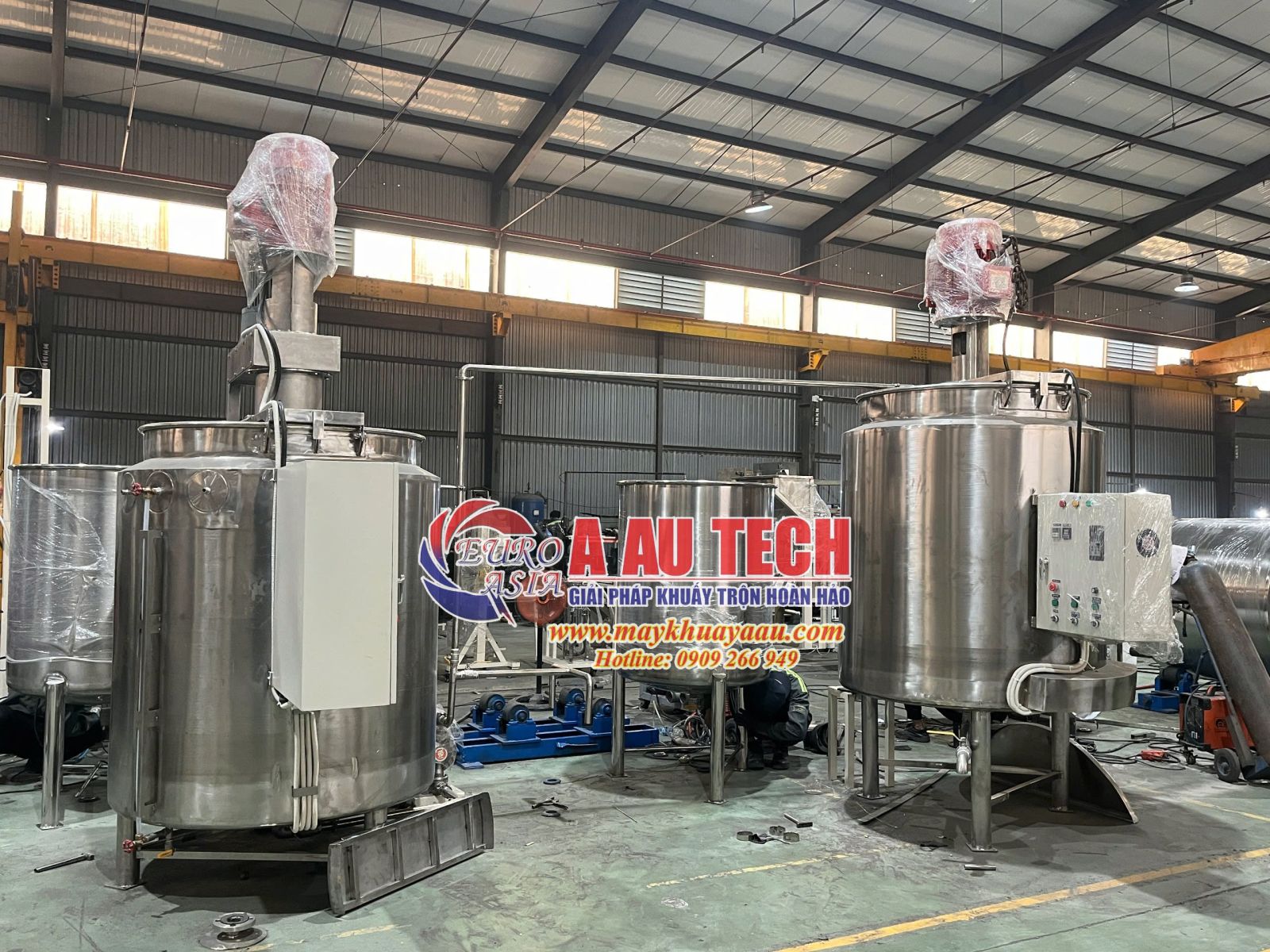 máy nhũ hóa sản xuất kem dưỡng 