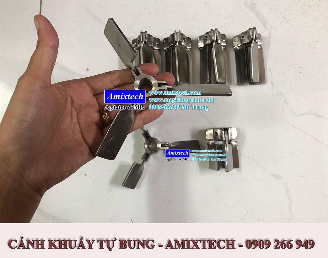 Cánh khuấy tự bung