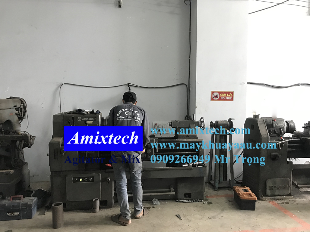 xưởng máy khuấy á âu