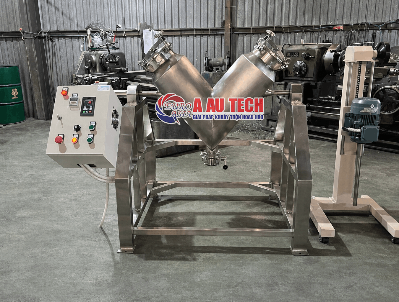 máy trộn chữ v 20kg